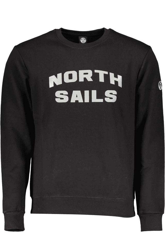 2414NORTH SAILS FELPA SENZA ZIP UOMO NERO
