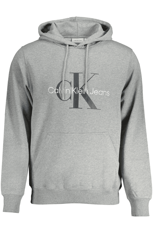 10562CALVIN KLEIN FELPA SENZA ZIP UOMO GRIGIO