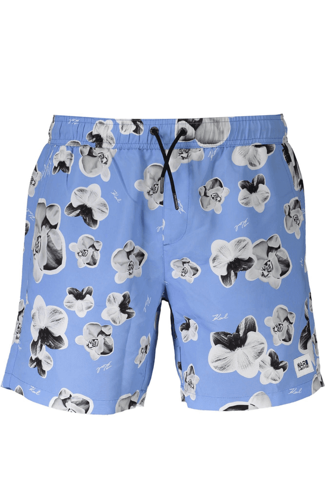 5465KARL LAGERFELD BEACHWEAR COSTUME PARTE SOTTO UOMO AZZURRO