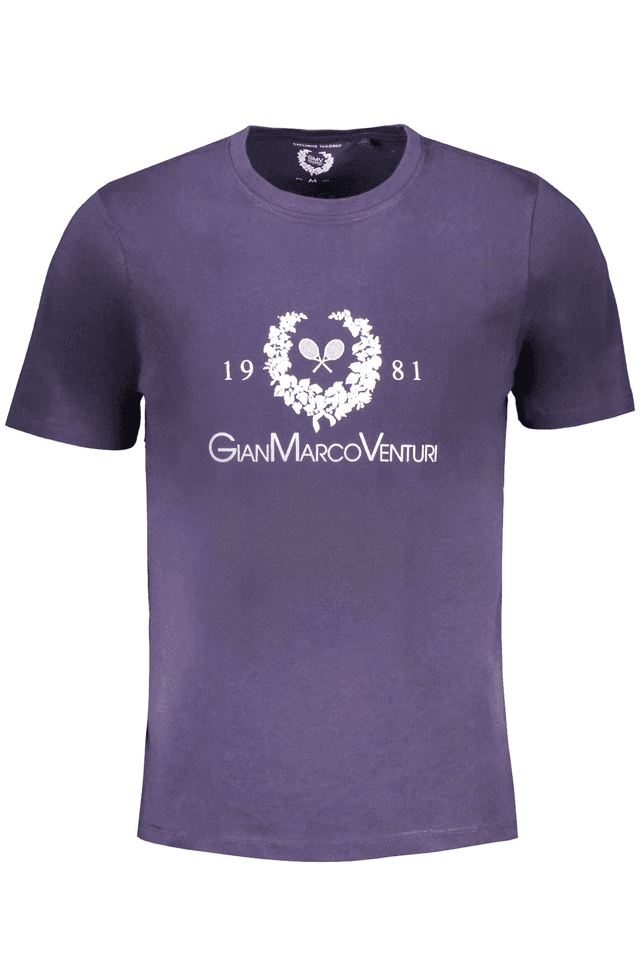 9601GIAN MARCO VENTURI T-SHIRT MANICHE CORTE UOMO BLU