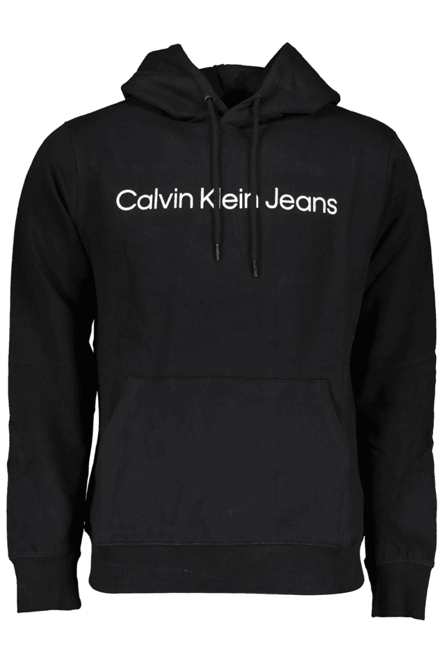 6406CALVIN KLEIN FELPA SENZA ZIP UOMO NERO