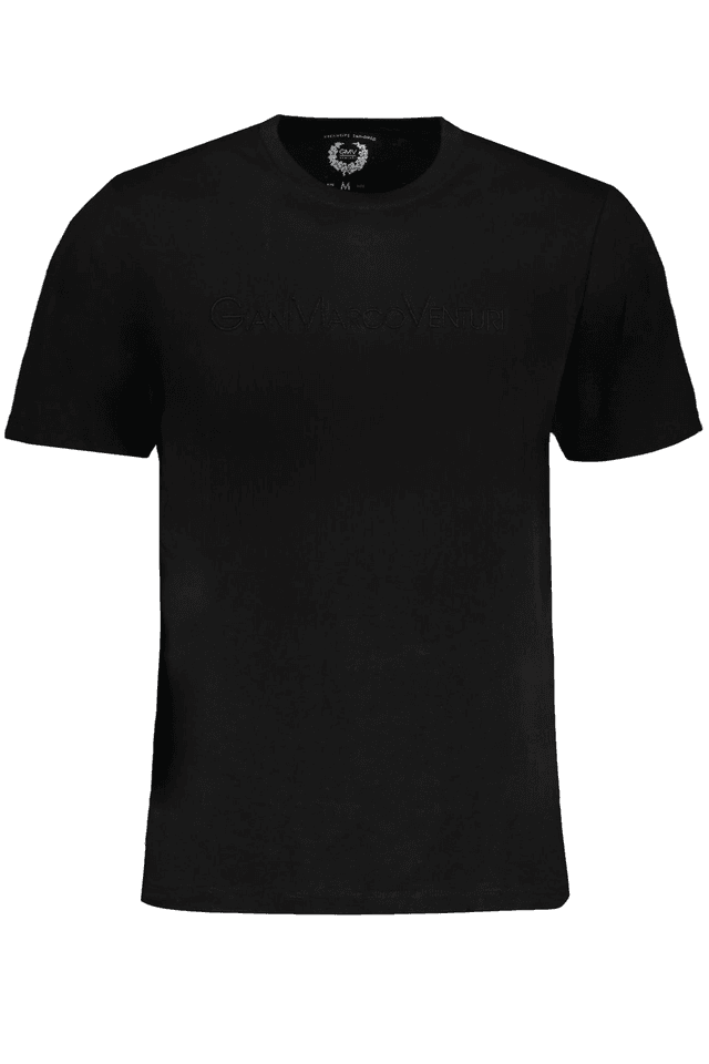 9598GIAN MARCO VENTURI T-SHIRT MANICHE CORTE UOMO NERO