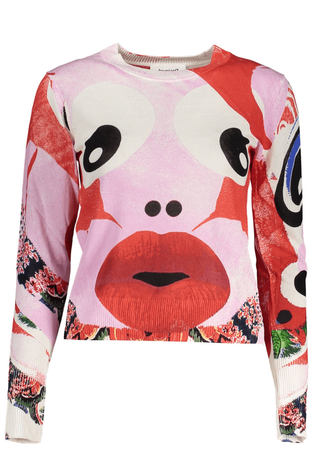 3126DESIGUAL MAGLIA DONNA ROSA