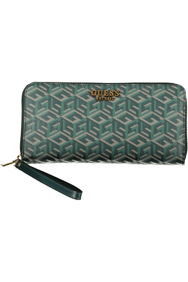 5139GUESS JEANS PORTAFOGLIO DONNA VERDE