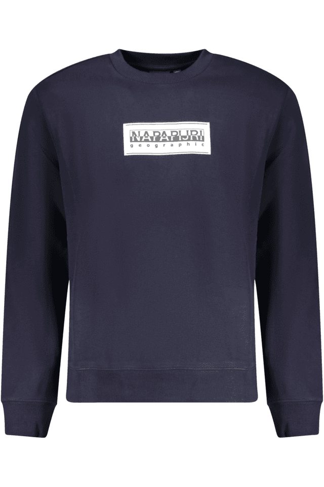 10374NAPAPIJRI FELPA SENZA ZIP UOMO BLU