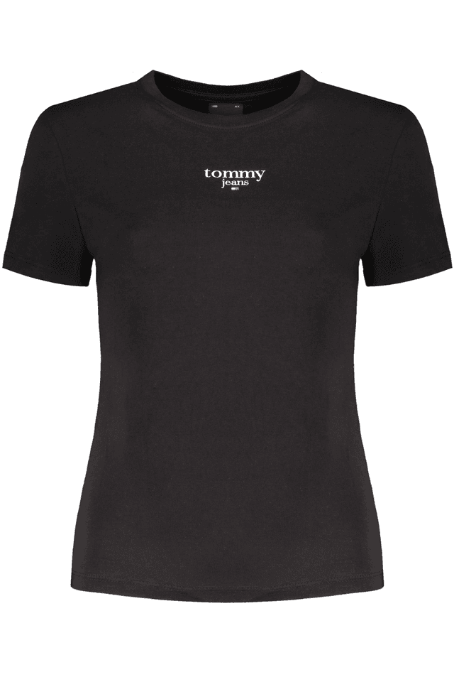 9830TOMMY HILFIGER T-SHIRT MANICHE CORTE DONNA NERO