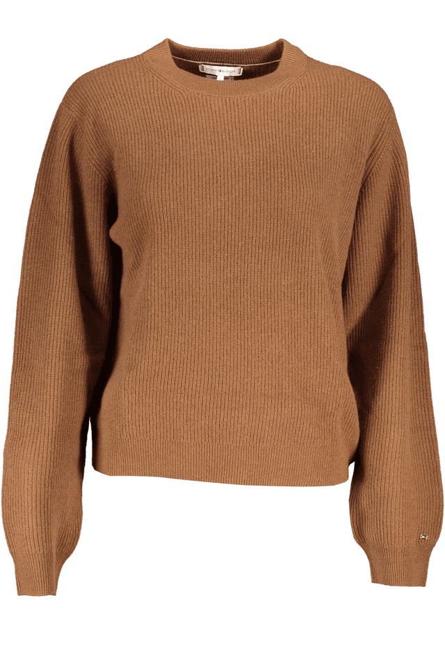 5883TOMMY HILFIGER MAGLIONE DONNA MARRONE