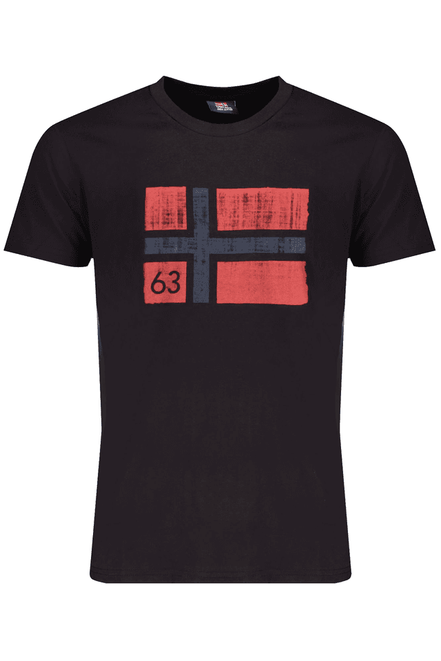8178NORWAY 1963 T-SHIRT MANICHE CORTE UOMO NERO