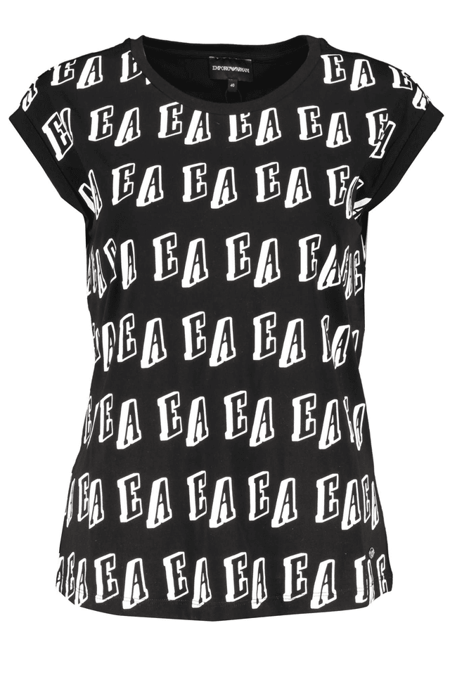810EMPORIO ARMANI T-SHIRT SENZA MANICHE DONNA NERO
