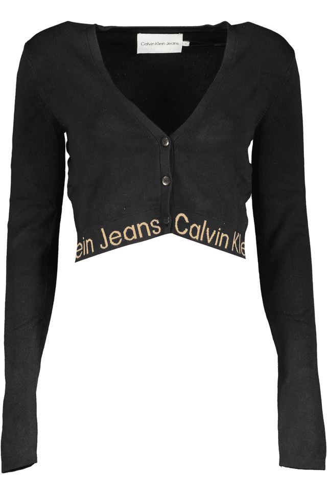 2558CALVIN KLEIN CARDIGAN DONNA NERO