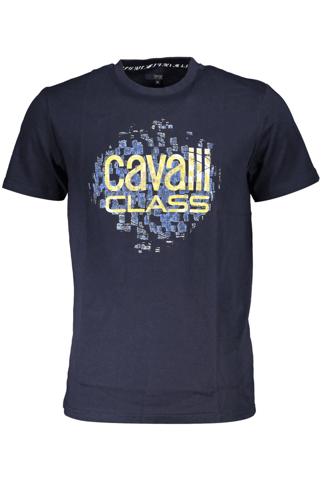 4545CAVALLI CLASS T-SHIRT MANICHE CORTE UOMO BLU