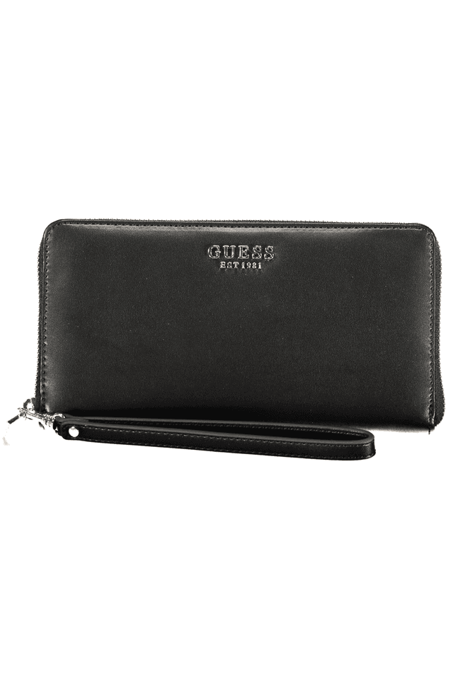 10468GUESS JEANS PORTAFOGLIO DONNA NERO