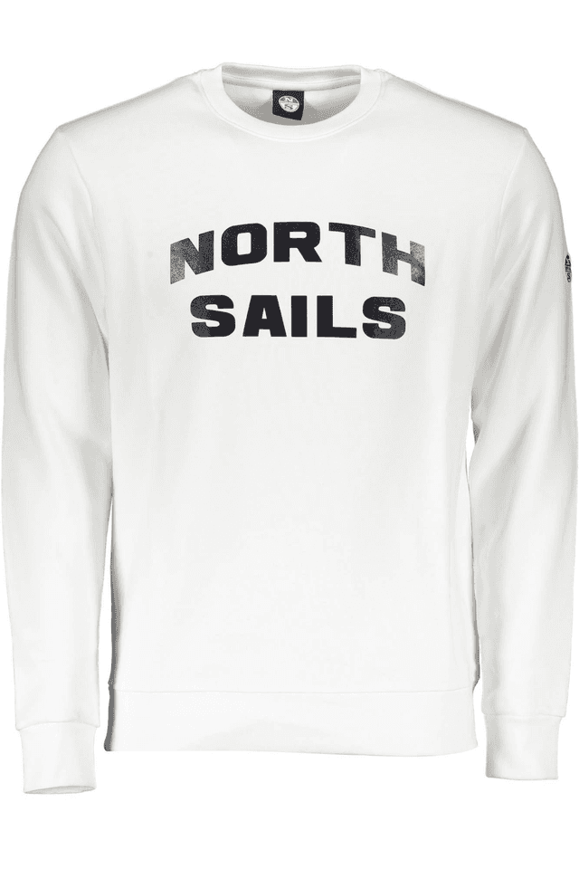 2411NORTH SAILS FELPA SENZA ZIP UOMO BIANCO
