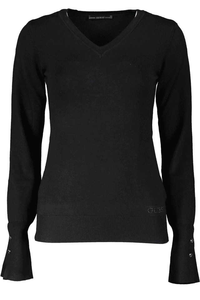 7533GUESS JEANS MAGLIA DONNA NERO