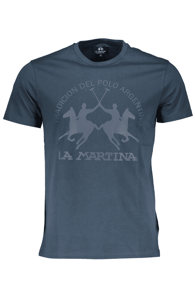 1811LA MARTINA T-SHIRT MANICHE CORTE UOMO BLU