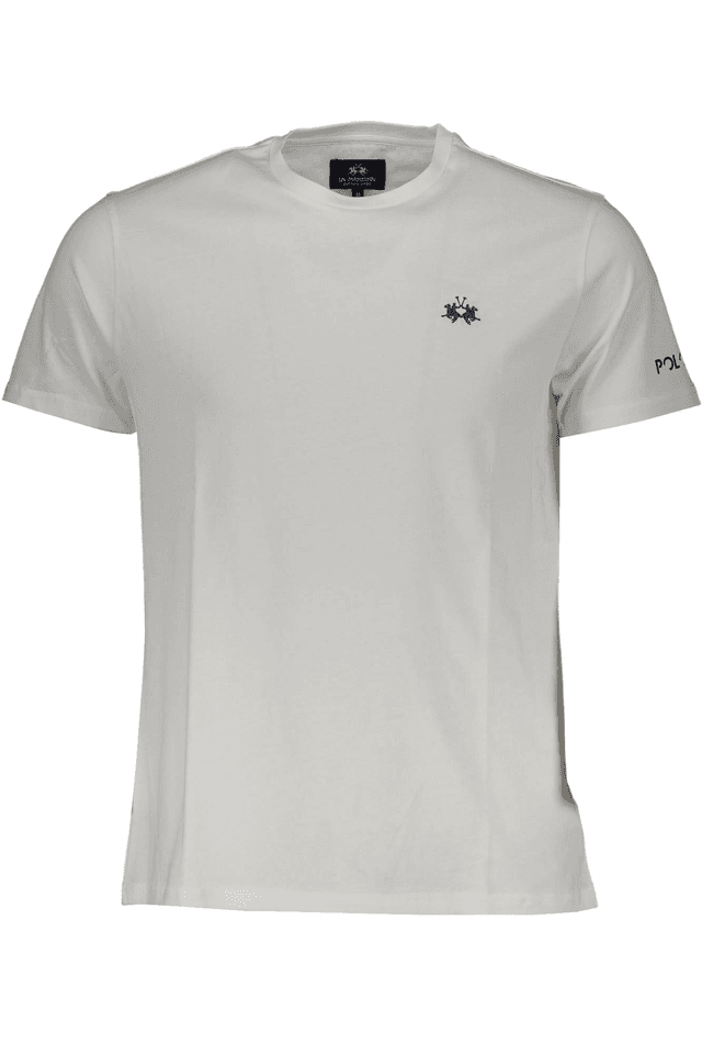 1814LA MARTINA T-SHIRT MANICHE CORTE UOMO BIANCO