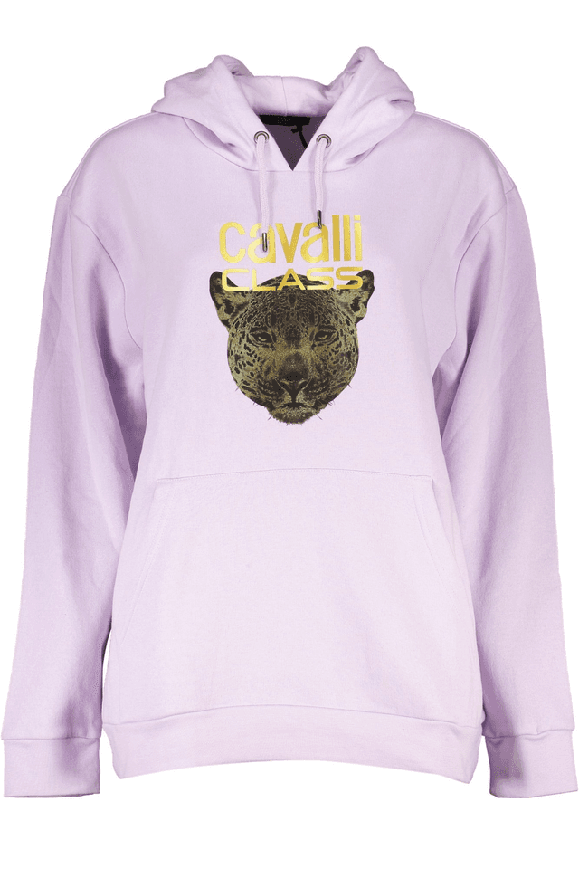 7959CAVALLI CLASS FELPA SENZA ZIP DONNA VIOLA