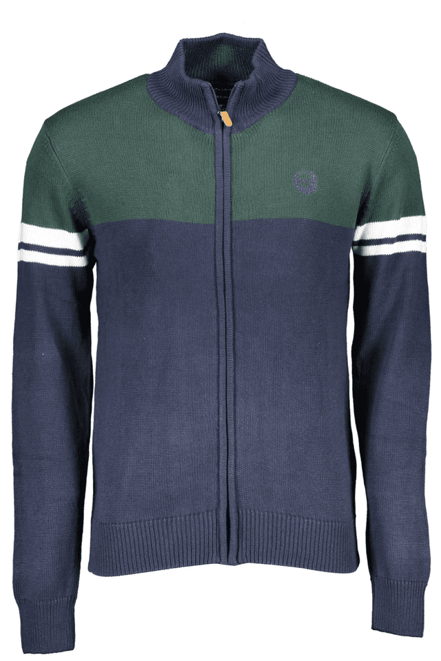 2327GIAN MARCO VENTURI CARDIGAN UOMO BLU