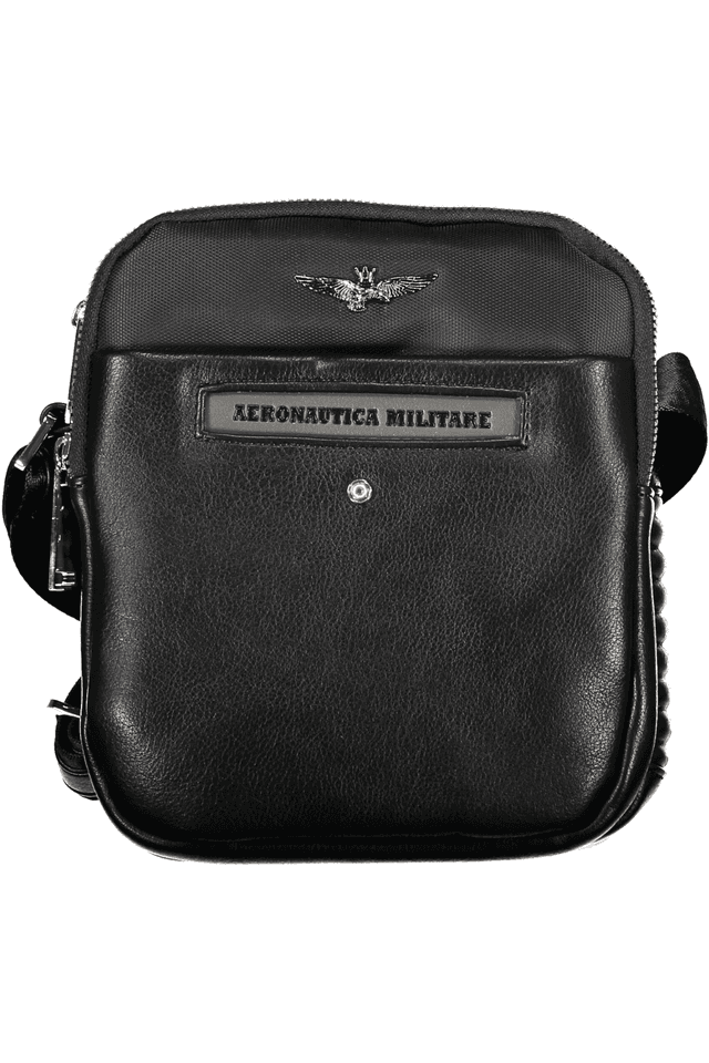 6736AERONAUTICA MILITARE TRACOLLA UOMO NERO