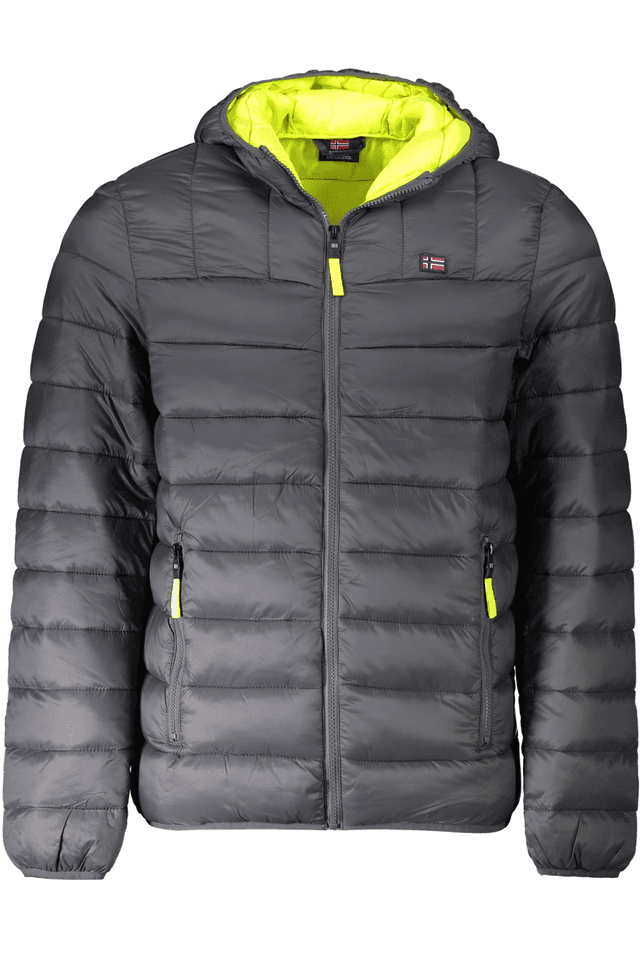 10299NORWAY 1963 GIUBBOTTO UOMO GRIGIO