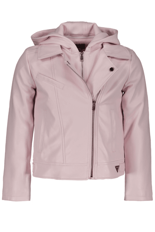 8130GUESS JEANS GIACCA SPORTIVA BAMBINA ROSA