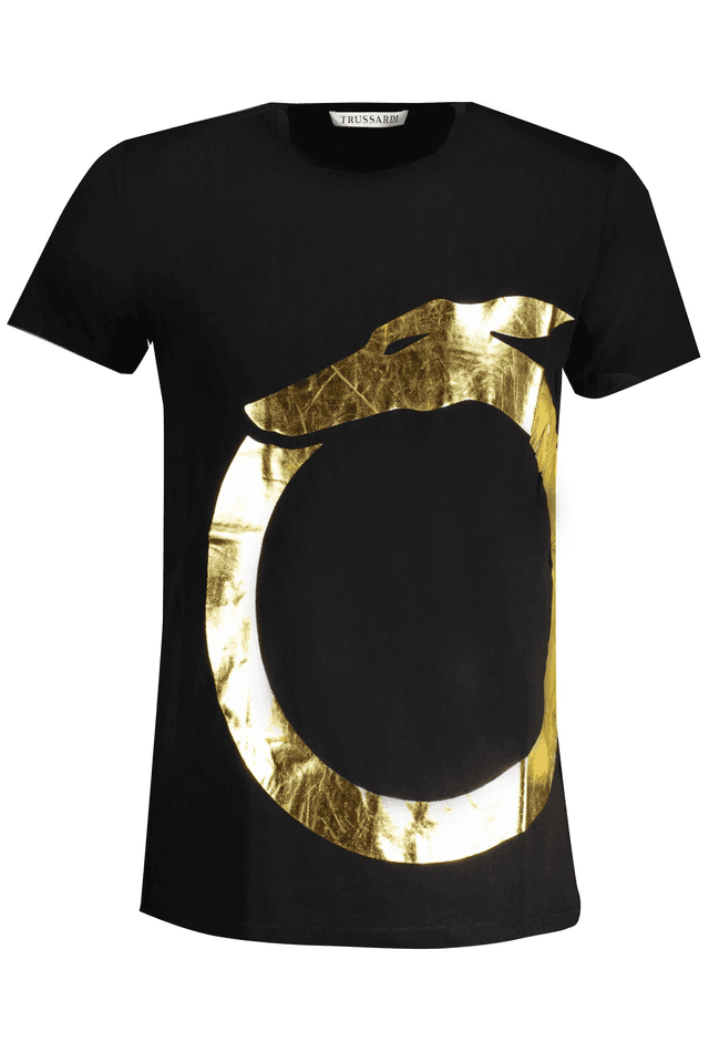 8887TRUSSARDI T-SHIRT MANICHE CORTE UOMO NERO