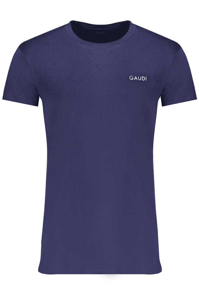 9076GAUD� T-SHIRT MANICHE CORTE UOMO BLU