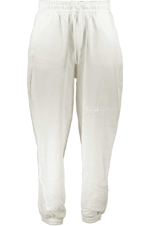 7229CALVIN KLEIN PANTALONE UOMO BIANCO