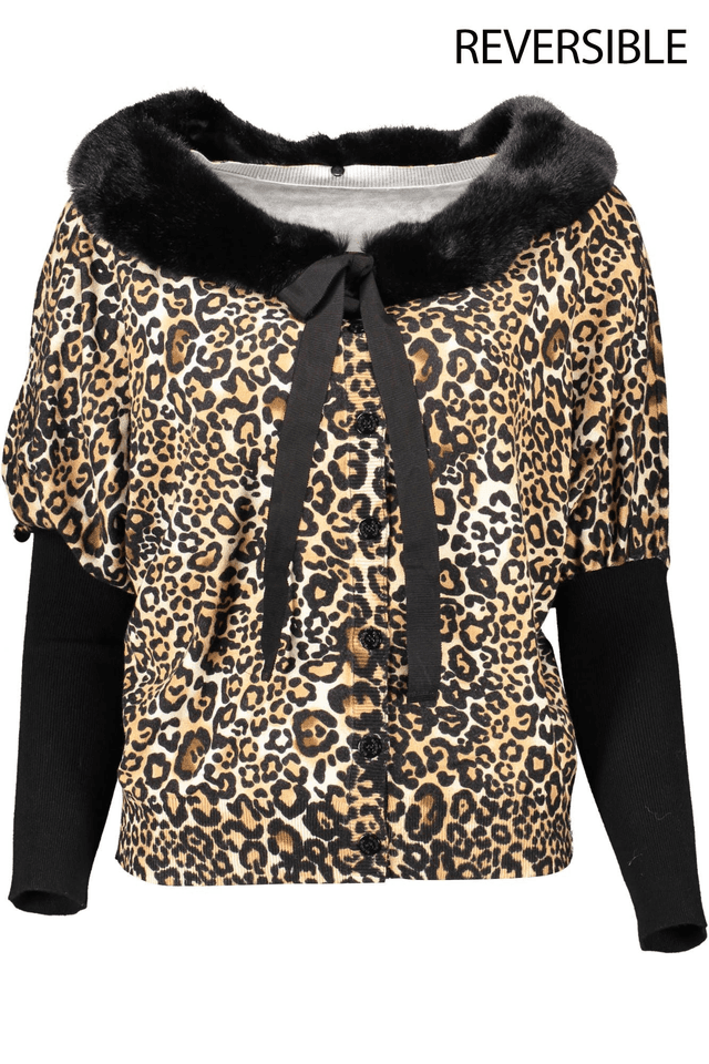 1070BLUGIRL MAGLIA DONNA NERO