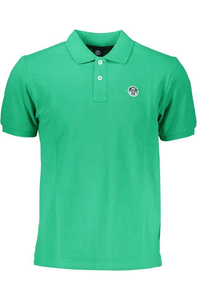 7116NORTH SAILS POLO MANICHE CORTE UOMO VERDE