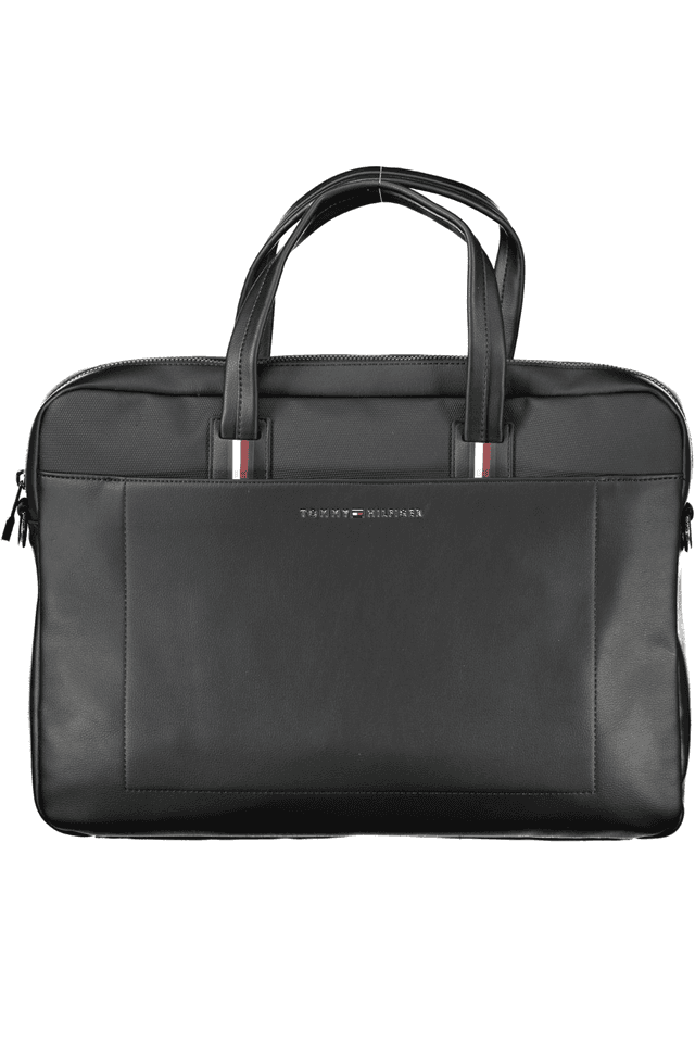 6342TOMMY HILFIGER CARTELLA UOMO NERO