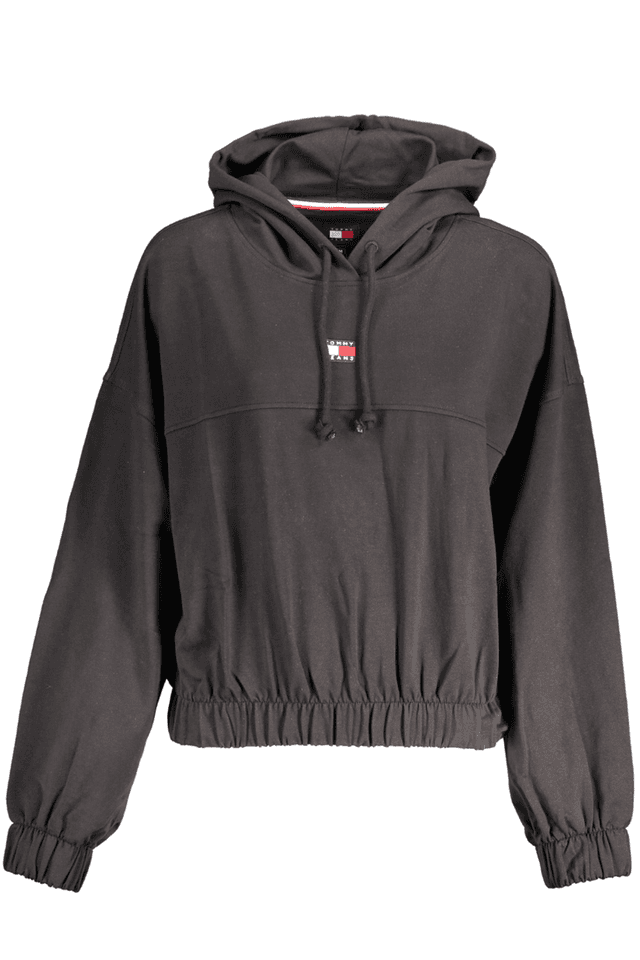 9746TOMMY HILFIGER FELPA SENZA ZIP DONNA NERO