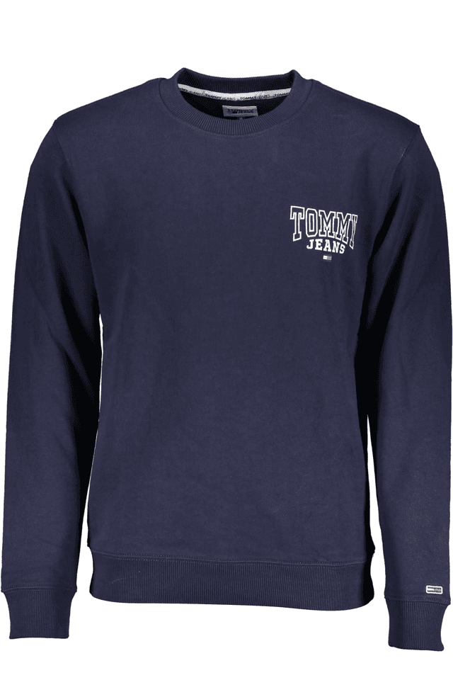 4673TOMMY HILFIGER FELPA SENZA ZIP UOMO BLU