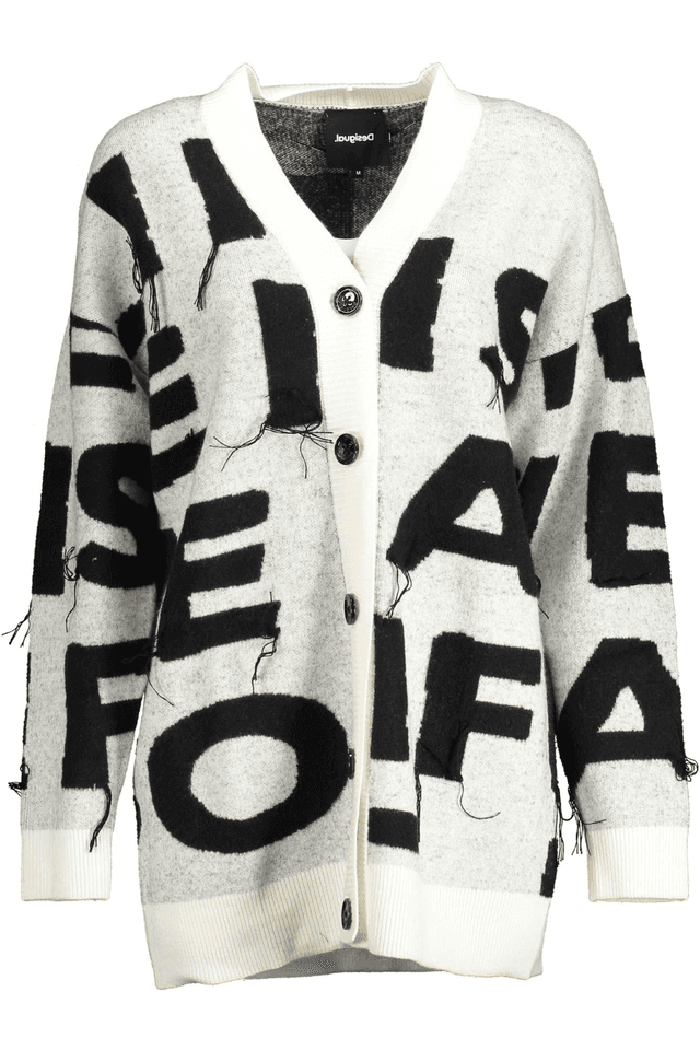 2078DESIGUAL CARDIGAN DONNA BIANCO