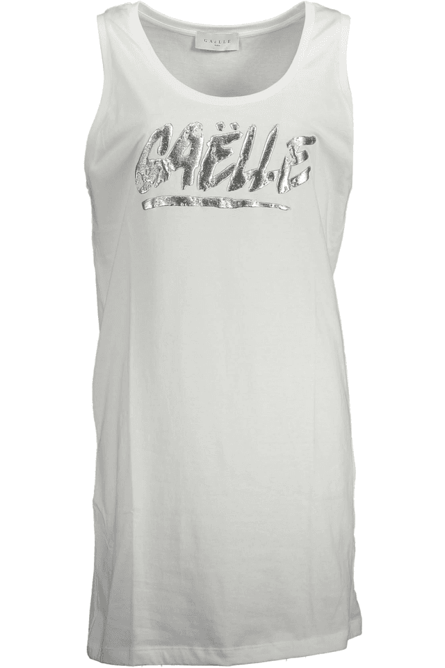1496GAELLE PARIS ABITO CORTO DONNA BIANCO