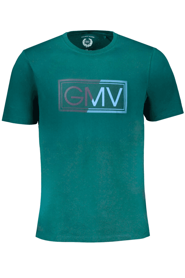 9618GIAN MARCO VENTURI T-SHIRT MANICHE CORTE UOMO VERDE