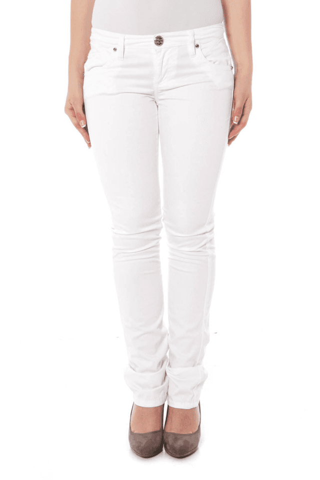 401PHARD PANTALONE DONNA BIANCO