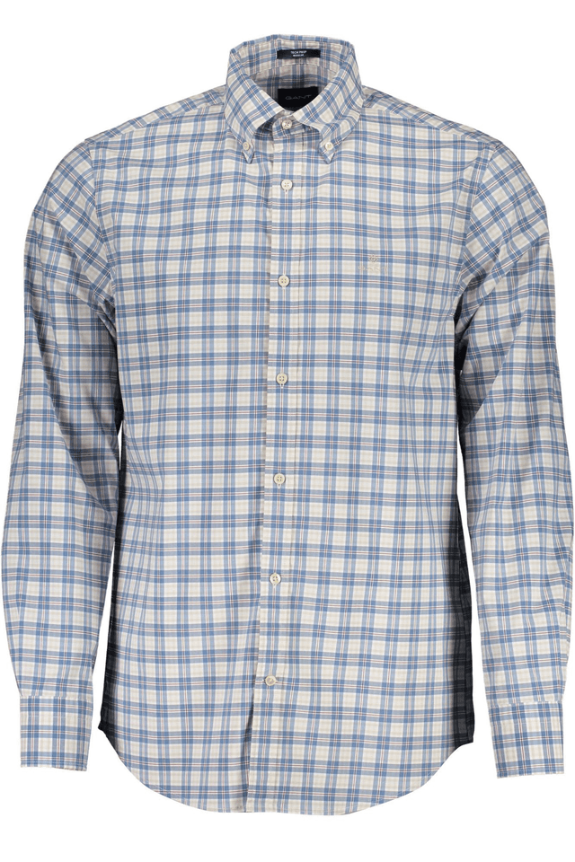309GANT CAMICIA MANICHE LUNGHE UOMO BLU