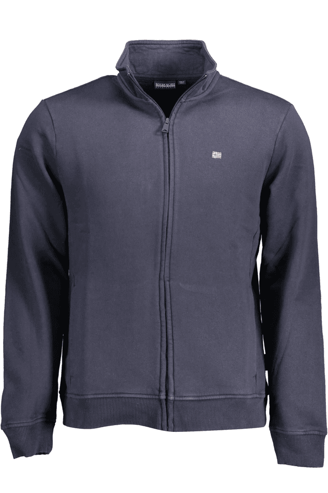 2108NAPAPIJRI FELPA CON ZIP UOMO BLU