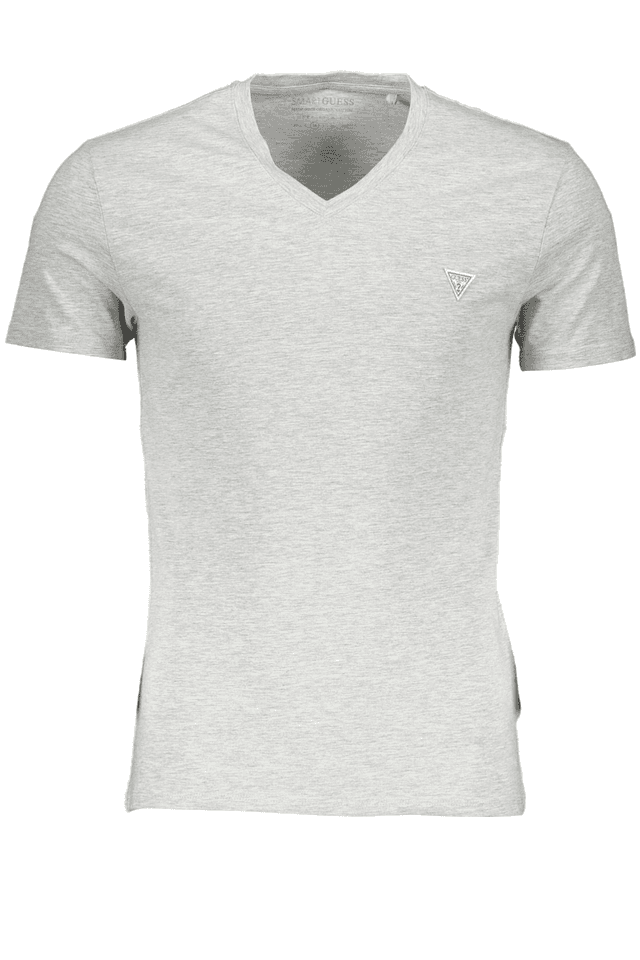 627GUESS JEANS T-SHIRT MANICHE CORTE UOMO GRIGIO