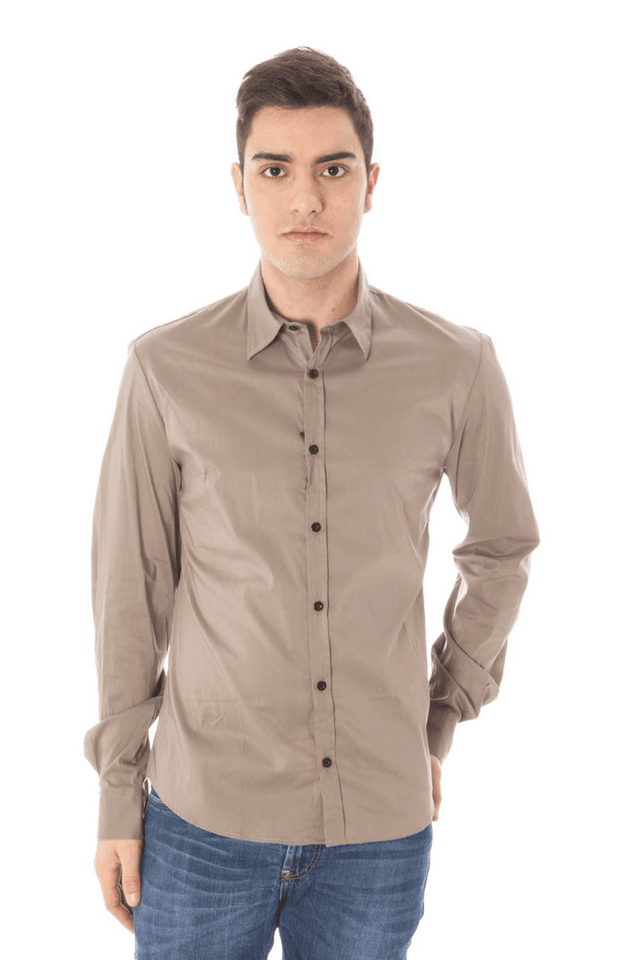 421COSTUME NATIONAL CAMICIA MANICHE LUNGHE UOMO VERDE