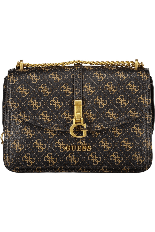 6840GUESS JEANS BORSA DONNA MARRONE