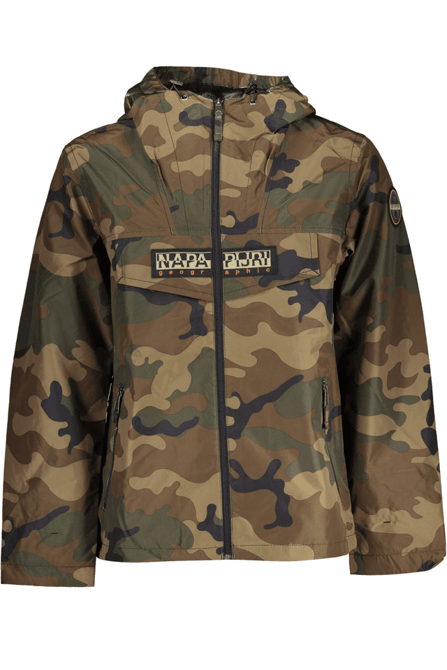 7682NAPAPIJRI GIACCA SPORTIVA UOMO VERDE