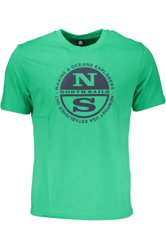7132NORTH SAILS T-SHIRT MANICHE CORTE UOMO VERDE