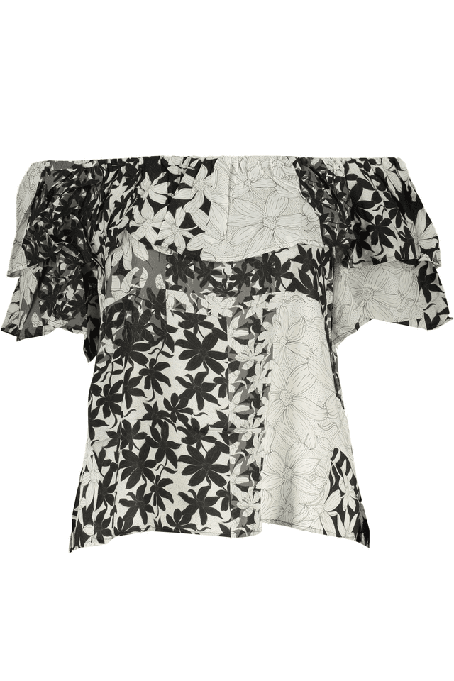 8201DESIGUAL T-SHIRT MANICHE CORTE DONNA BIANCO