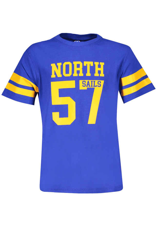 8387NORTH SAILS T-SHIRT MANICHE CORTE BAMBINO BLU