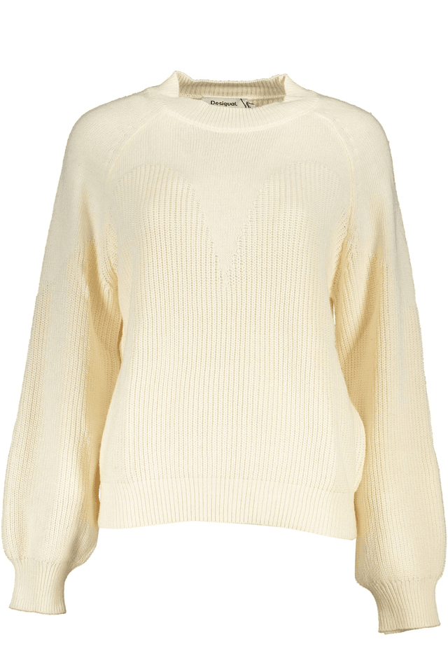 5539DESIGUAL MAGLIONE DONNA BIANCO