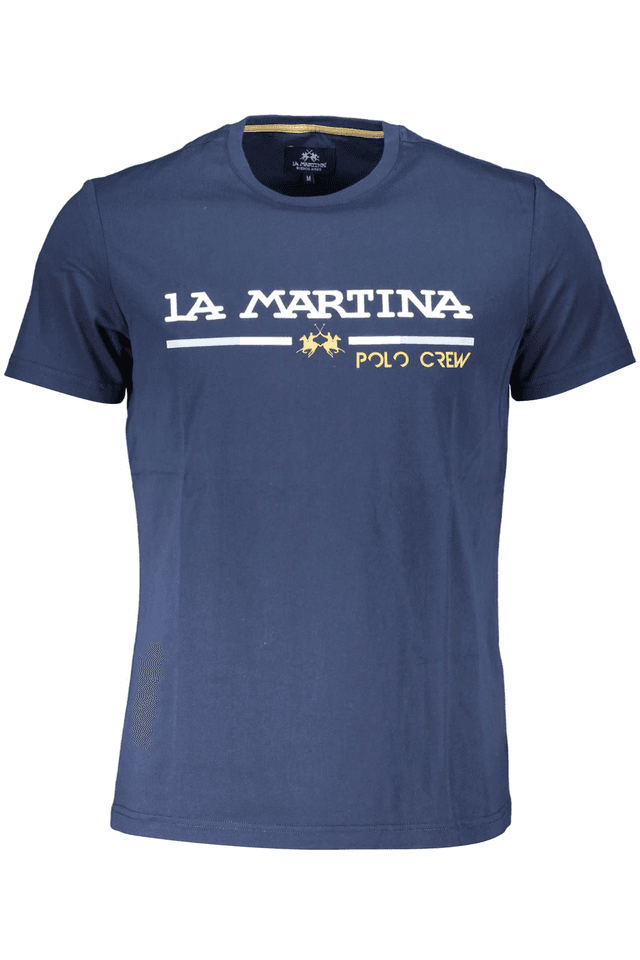 4219LA MARTINA T-SHIRT MANICHE CORTE UOMO BLU
