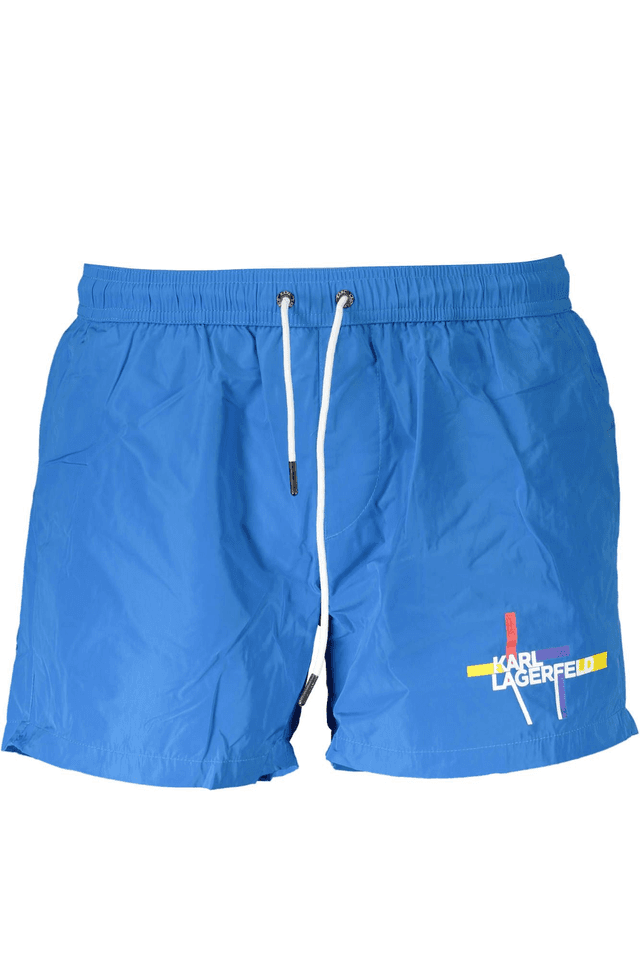 835KARL LAGERFELD BEACHWEAR COSTUME PARTE SOTTO UOMO AZZURRO