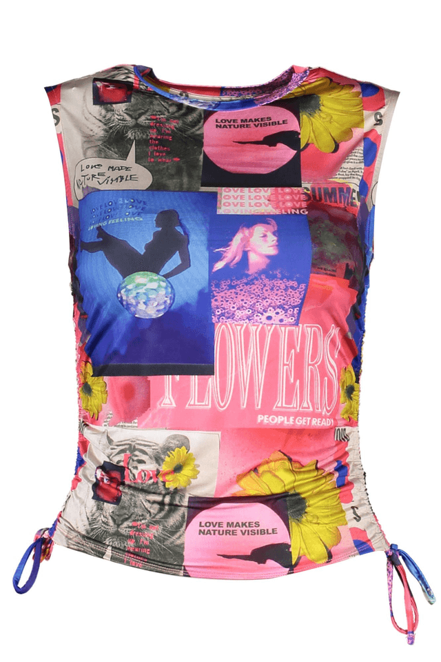 3132DESIGUAL CANOTTA DONNA BLU